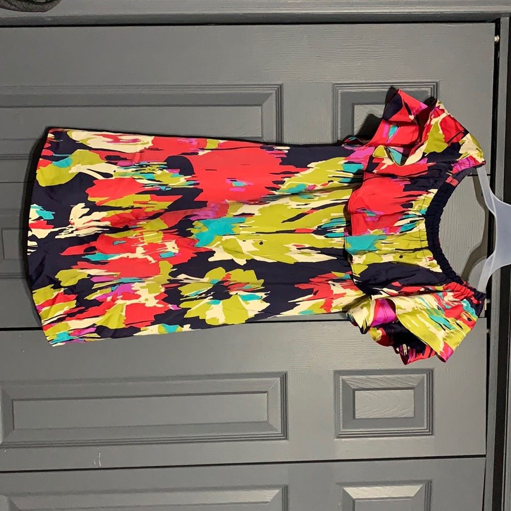London Times Multicolored Dress. Size: 4 B11